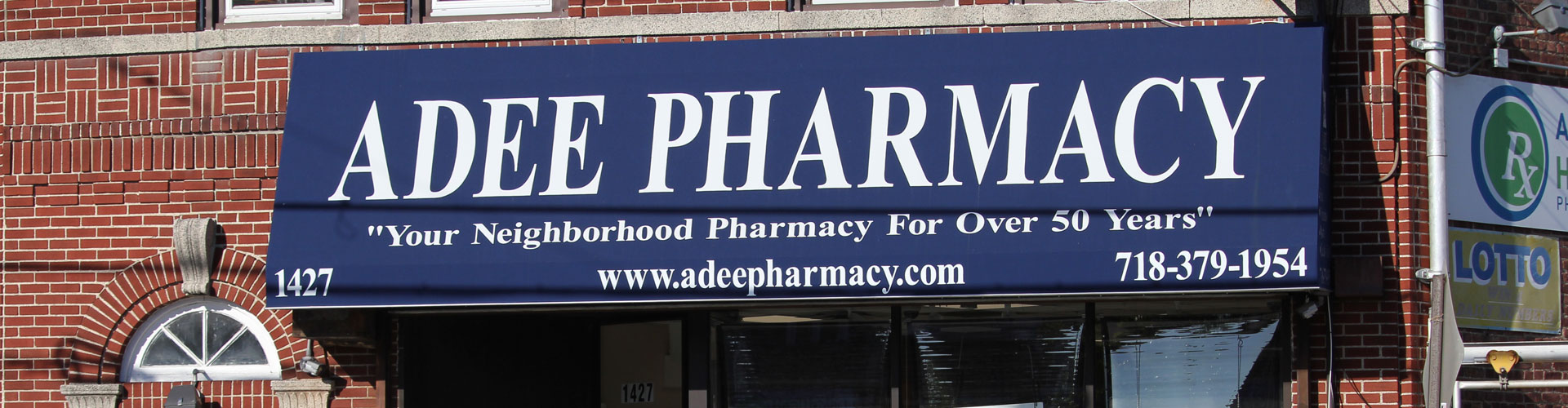 Adee Pharmacy is independently owned neighborhood pharmacy proudly serving the Bronx community since 1962.
